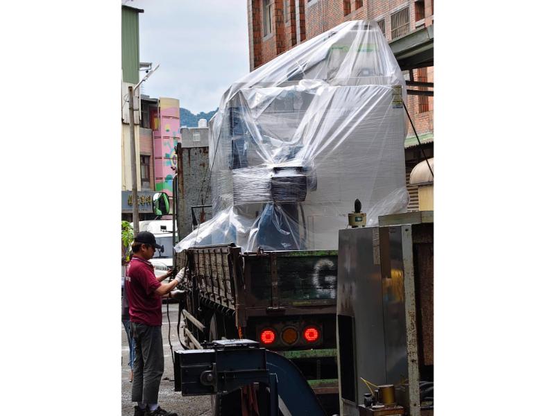 New machines arrive.
